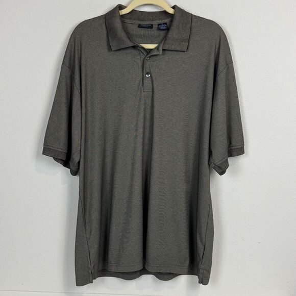 Van Heusen Brown Polo Shirt XL - Picture 1 of 7